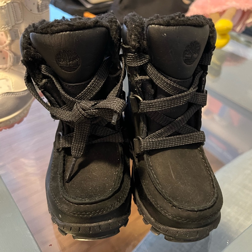 Toddler Black Timberland Boots